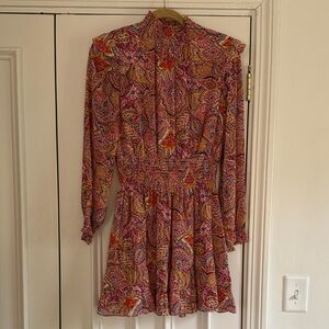 THML Paisley Long Sleeve Dress